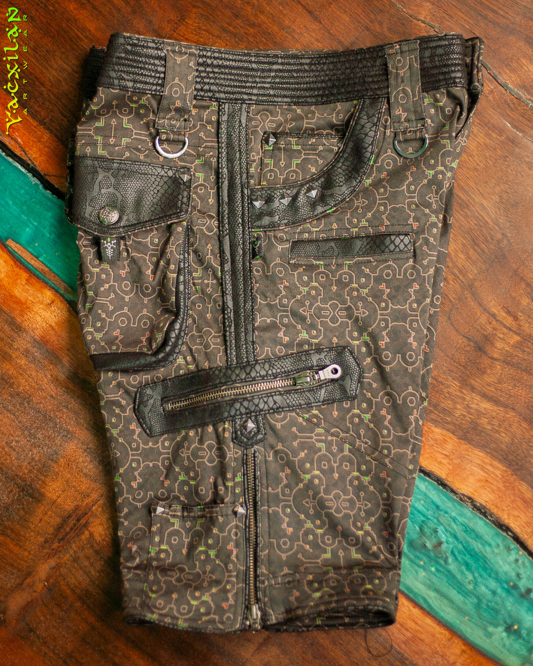 Flying Short Men / Twill Fake Leather Patches - REBIRTH OF IKARO BOA